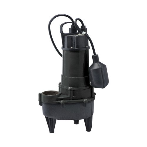 ECO-FLO RSE50W Sewage Pump 1/2 HP 5700 gph Cast Iron