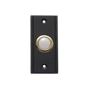 Carlon Oil Rubbed Bronze White Brass Wired Pushbutton Doorbell Carlon Oil Rubbed Bronze White Brass Wired Pushbutton Doorbell