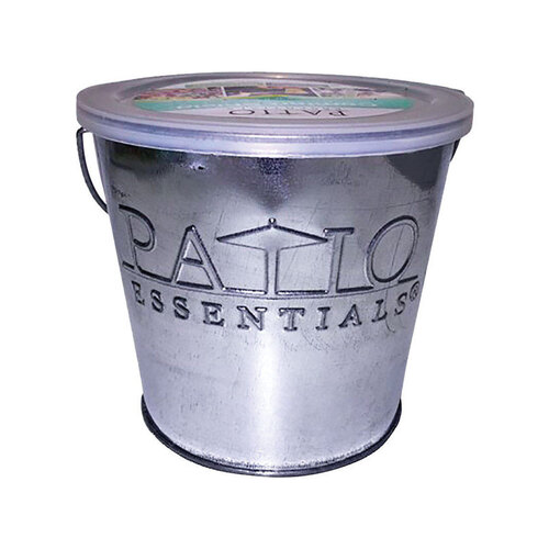 Patio Essentials 21257G-XCP6 Citronella Candle Galvanized For Mosquitoes/Other Flying Insects 17 oz - pack of 6