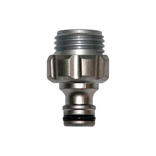 Hose Accessory Connector 5/8 & 1/2" Metal Threaded Male