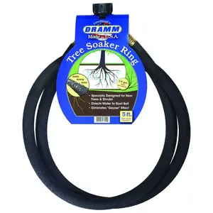 Dramm ColorStorm 5/8 in. D X 5 ft. L Heavy Duty Premium Grade Tree Soaker Ring Black