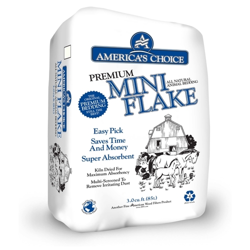 America's Choice 7409220 Animal Bedding America's Choice Mini Flake 3 Wood