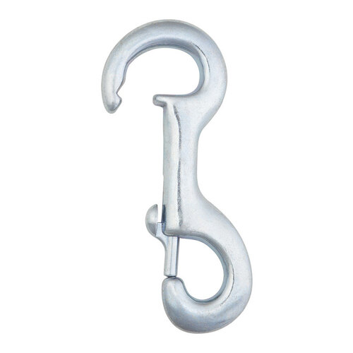 Open Eye Bolt Snap 1/2" D X 5-1/4" L Zinc-Plated Iron 200 lb Zinc-Plated