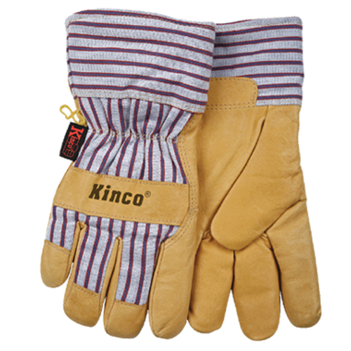 Work Gloves Men's Outdoor Knit Wrist Yellow XXL Yellow