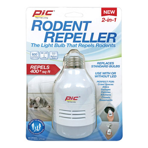 pic 7626831 Sonic Pest Repeller Light Bulb For Rodents