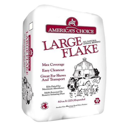 America's Choice 67P2LGEAC Animal Bedding Large Flake 8 cu ft Wood