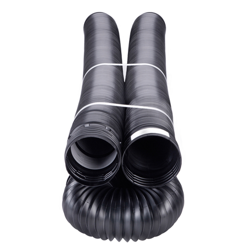 Drain Pipe 4" D X 50 ft. L Polypropylene