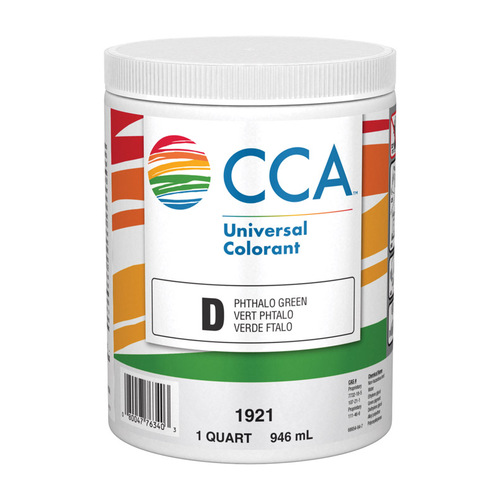 Paint Colorant CCA D Phthalo Green 1 qt D Phthalo Green