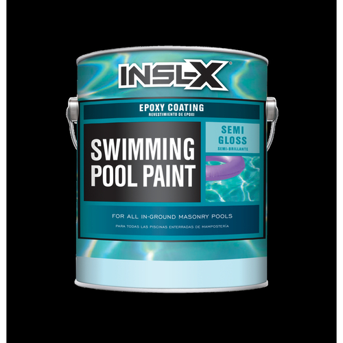 Insl-X IG4042S99-2K Swimming Pool Paint Indoor and Outdoor Semi-Gloss Ocean Blue Epoxy 2 gal Ocean Blue