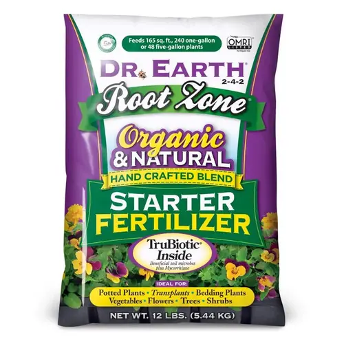 Plant Fertilizer Root Zone Organic All Purpose 2-4-2 12 lb