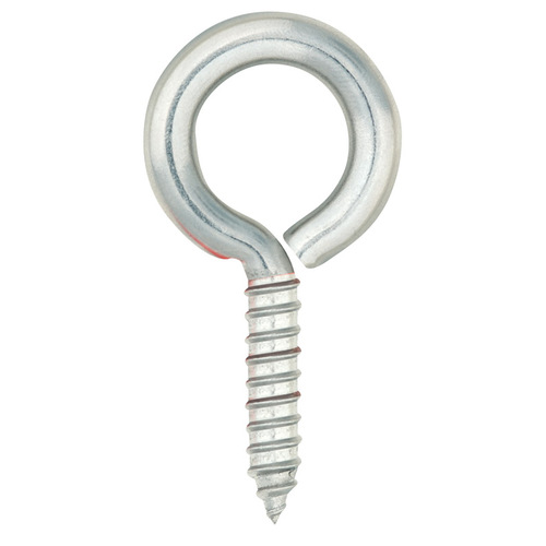 Screw Eye 11/32" D X 2-5/8" L Polished Stainless Steel 200 lb. cap. Polished - pack of 10