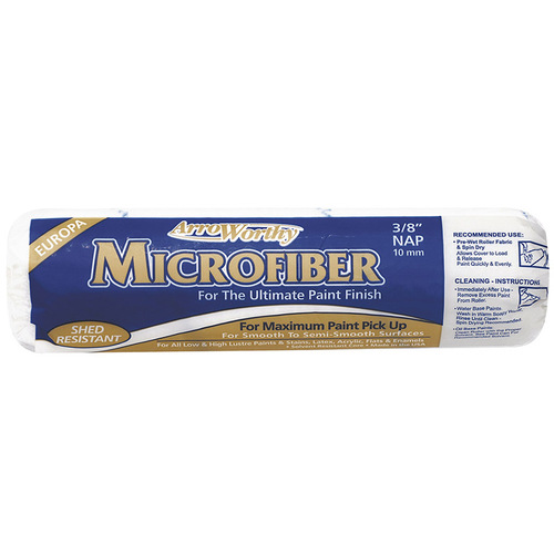 Paint Roller Cover Pro-Line Microfiber 18" W X 3/8" White