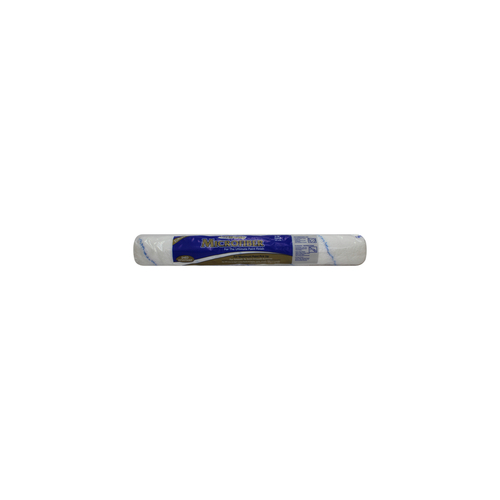 Paint Roller Cover Microfiber 18" W X 3/8" S Blue/White