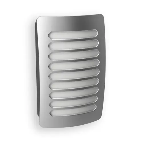 Louver Decoplug Night Light, 120 V, 0.9 W, LED Lamp, Warm White Light, 2 Lumens, 3000 K Color Temp