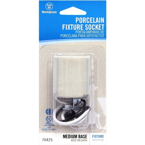 Westinghouse 70425 Socket Porcelain Medium Base