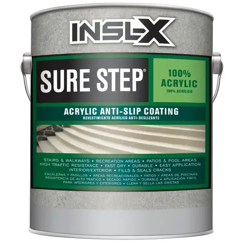 Concrete Floor Paint Sure Step Flat Pine Green Water-Based Acrylic Copolymer 1 gal Pine Green