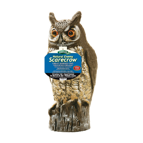 Dalen OW-6 Animal Repellent Decoy Scarecrow Great Horned Owl For All Pests