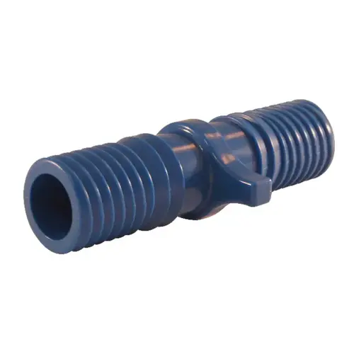 Coupling Blue Twister 3/4" Insert in to X 3/4" D Insert Acetal