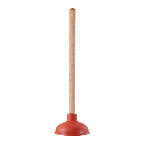 Toilet Plunger 16" L X 5" D Brown/Red - pack of 12