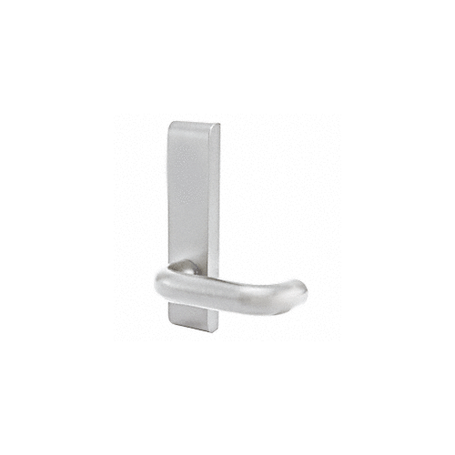 Satin Aluminum "Dummy" Inactive Outside Trim Round Style Lever for Use with Jackson Model 1295 and 2095 Rim Panic Exit Devices
