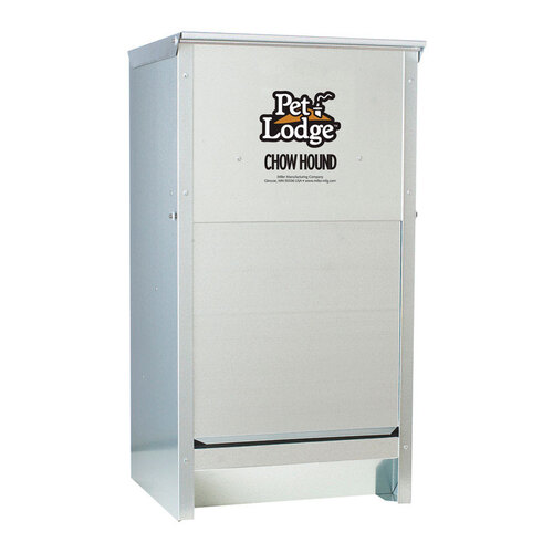 Pet Lodge CH25 Feeder Chow Hound 25 lb Gray