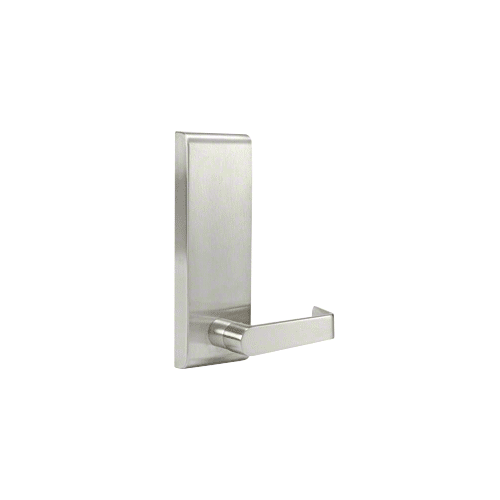 Satin Stainless Right Hand Steel Panic Exit Device Trim Accessory - without Keyed Lock