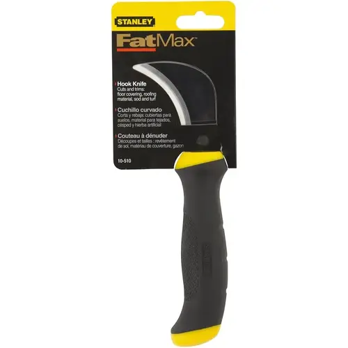 Stanley 10-510 Hook Knife FatMax 8" Fixed Blade Black/Yellow Black/Yellow
