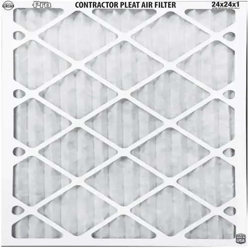 Air Filter 24" W X 24" H X 1" D 8 MERV Pleated - pack of 12