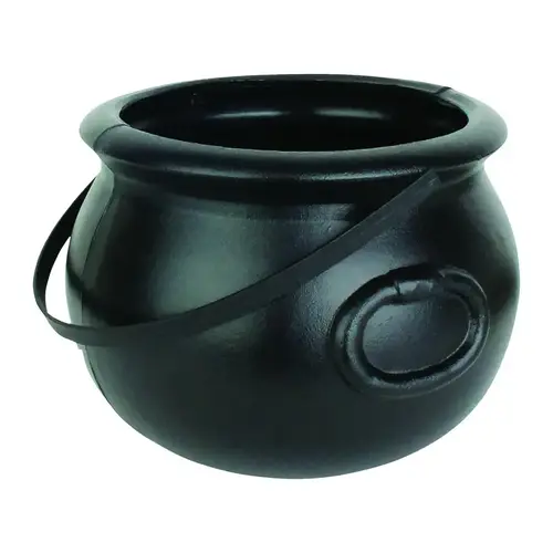 Halloween Decor Cauldron with Handle - pack of 12