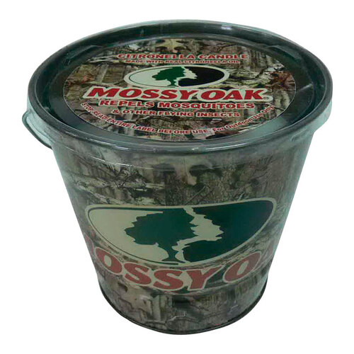 Mossy Oak 21167 Citronella Bucket Candle For Mosquitoes/Other Flying Insects 16 oz
