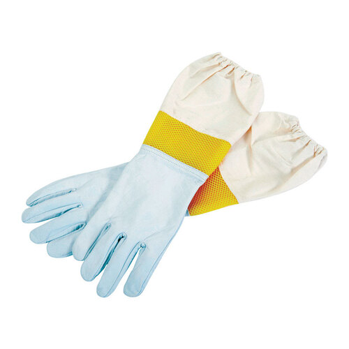 Little Giant GLVMD Bee Gloves Medium White