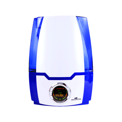 Air Innovations HUMID40-BLUE Cool Mist Ultrasonic Humidifier Great Innovations 1.37 gal 400 sq ft Digital Blue