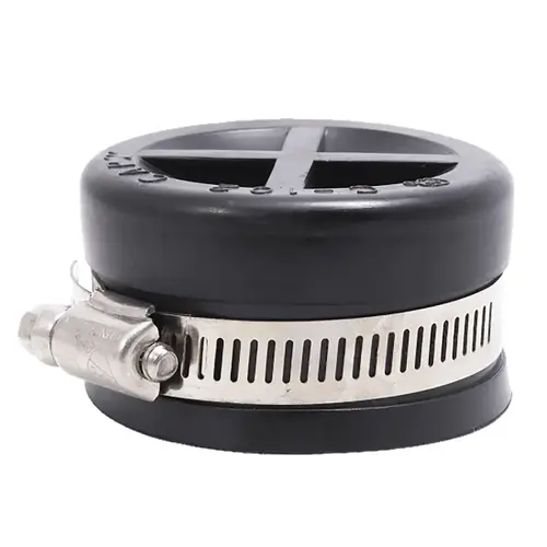 Flexible Cap 4" Socket T X 4" D Neoprene Rubber