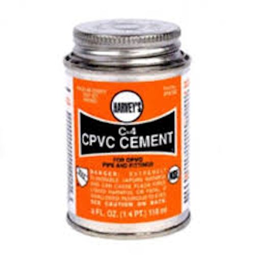 Solvent Cement, 4 oz Can, Liquid, Orange