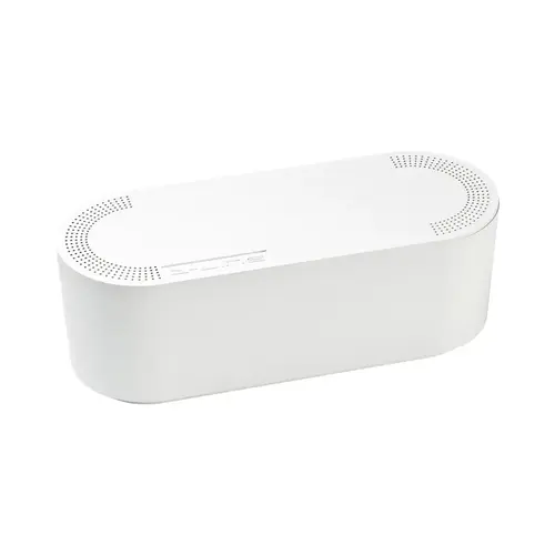 Cable Organizer Box 12.75" L White ABS White