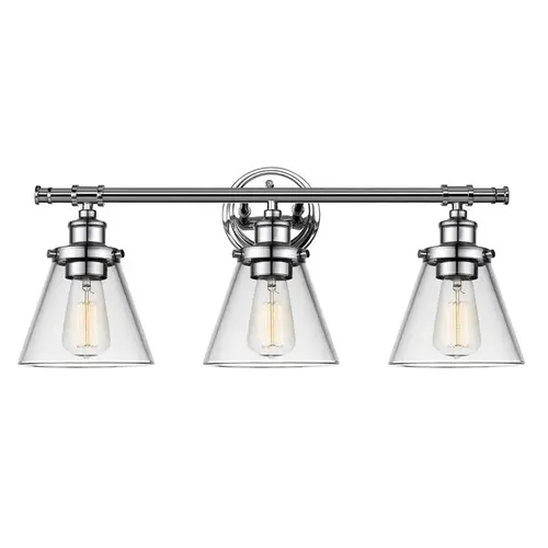 Wall Sconce Parker 3-Light Chrome Chrome