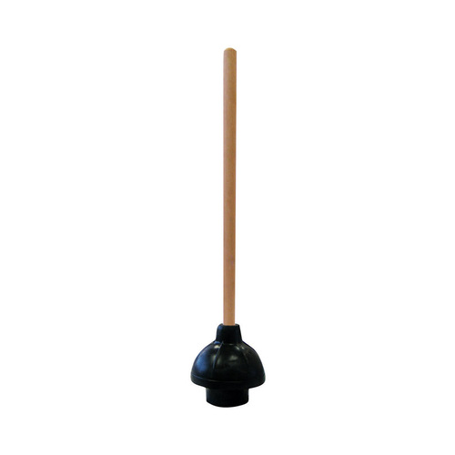 COBRA 00302 Plunger with Wooden Handle 18" L X 6" D