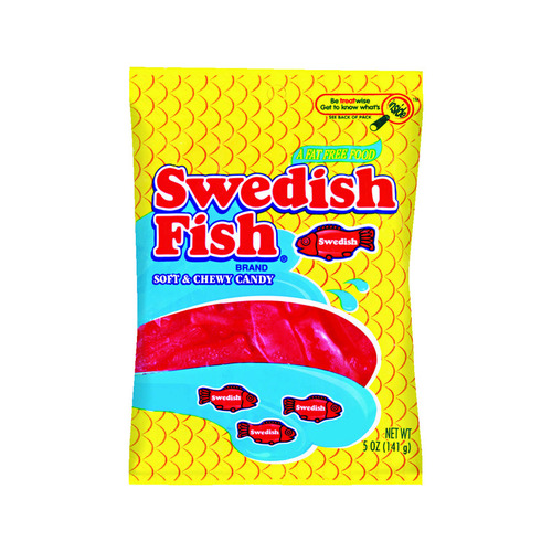 Swedish Fish 11255 JAR1506208 Soft Candy, Cherry Flavor, 5 oz
