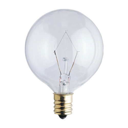 Westinghouse 03745 Incandescent Bulb 60 W G16.5 Globe E12 (Candelabra) Warm White Clear