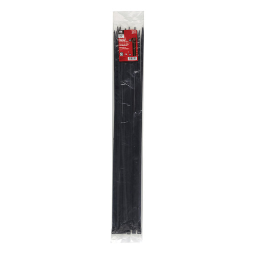 Cable Tie, 6/6 Nylon, Black - pack of 25