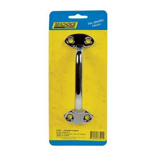 Seachoice 37501 Transom Handle Chrome-Plated Zinc 6" L X 1-5/16" W Chrome-Plated
