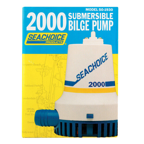 Seachoice 19301 Bilge Pump 2000 gph 12 V
