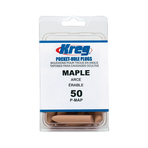 Kreg P-MAP Maple Wood Plugs 1-1/2" Brown
