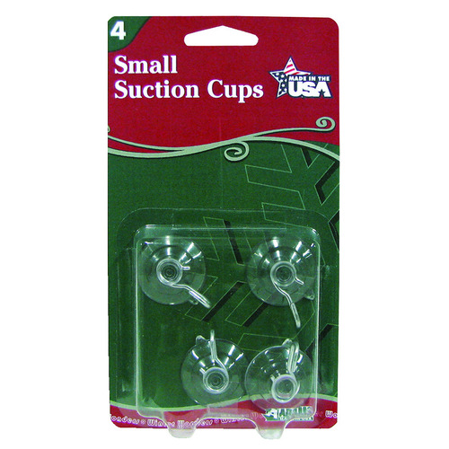 Adams 7500-77-1043 Indoor Christmas Decor Clear Small Suction Cup Clear