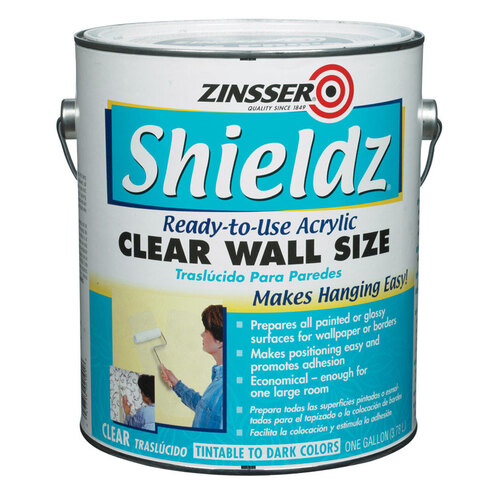 Acrylic Wall Size, Clear, 1 qt, Pail, Liquid - pack of 4