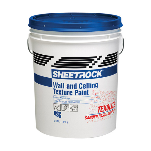 Wall and Ceiling Texture Paint Sheetrock White 5 gal