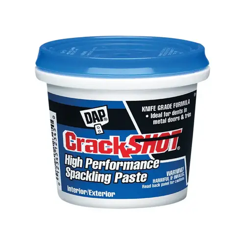 Spackling Paste CrackShot Ready to Use White 1 qt White