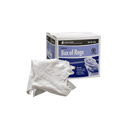 CRL T10500 White Thermals Box of Rags