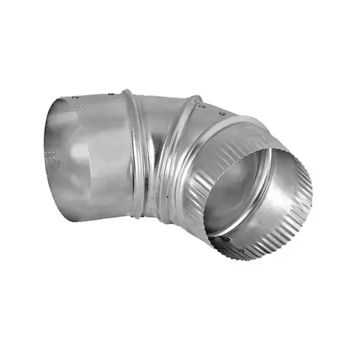 Dundas Jafine E3E 3 In. Aluminum Adjustable Dryer Elbow Silver