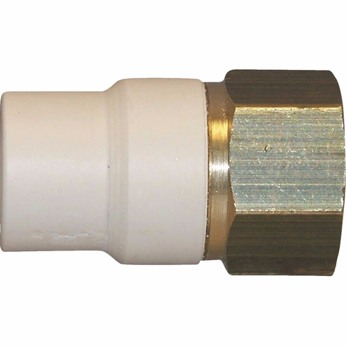 Transition Adapter 3/4" Slip X 3/4" D FIP CPVC